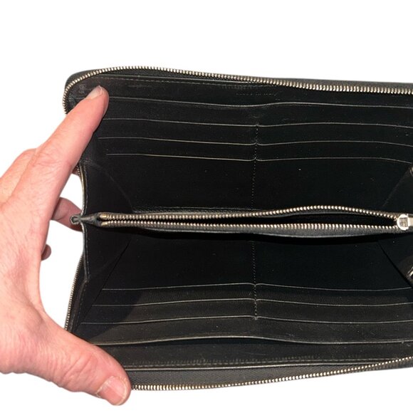 Celine Zip Around Leather Wallet in Pink - Picture 7 of 7